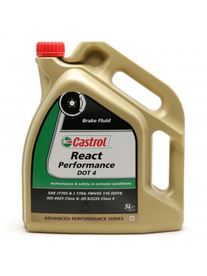 Castrol React Performance DOT 4  Bremsflüssigkeit 5l